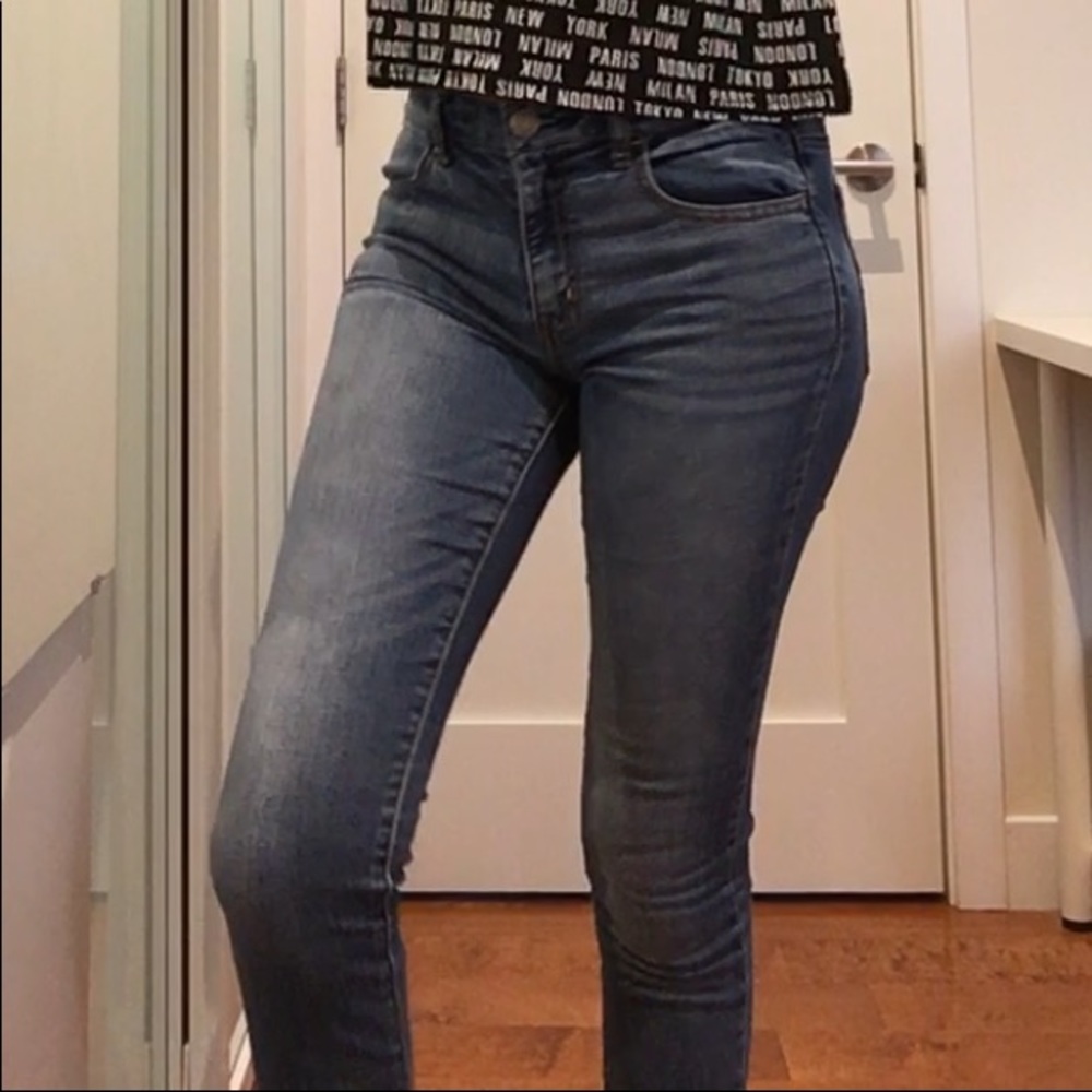 American Eagle Outfitters Blue Jeggings